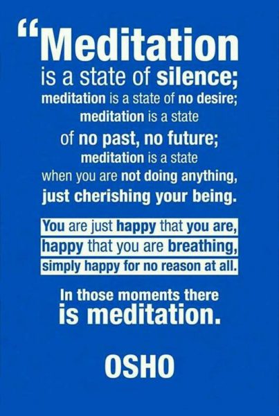 Meditation is …